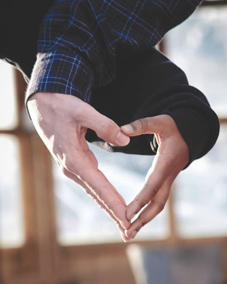 Heart Hands. Connection.